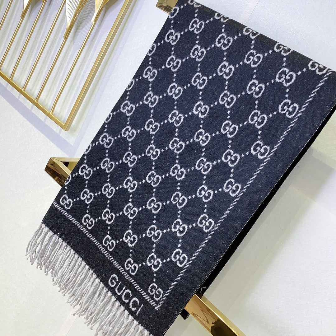 All-match Jacquard Fringed Scarf mysite
