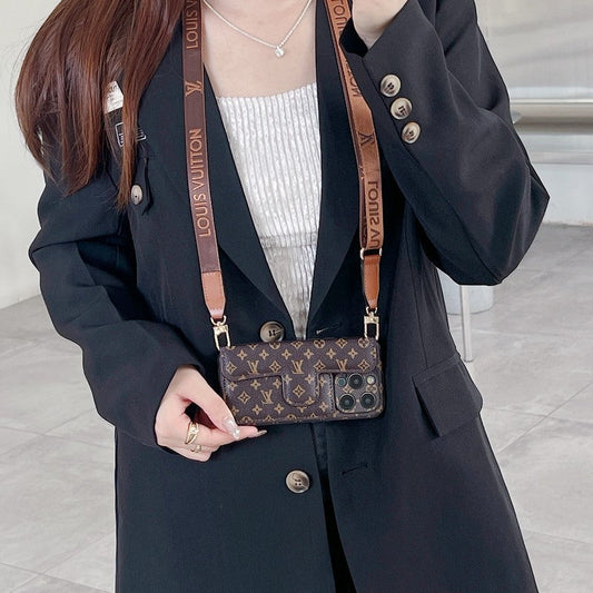 Lou Side Card Holder Crossbody iPhone Case mysite