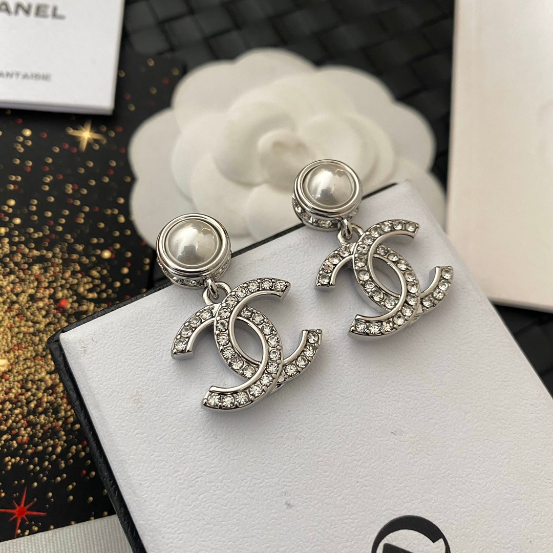 Pearl And Diamond Earrings mysite