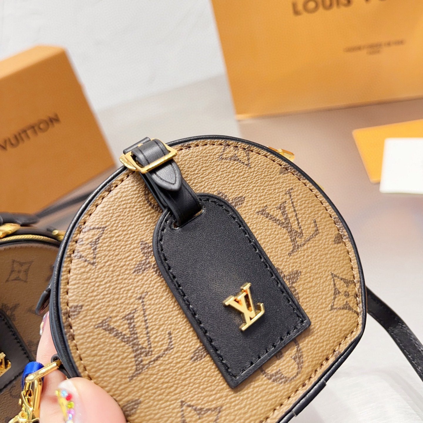 Fashion Coffee Chapeau Bag