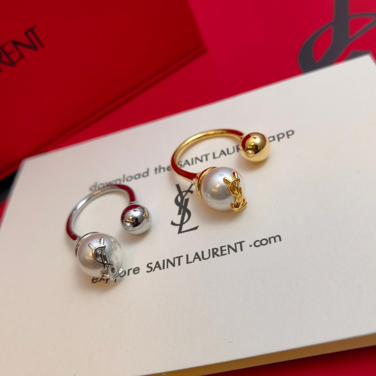 Pearl Fashion Open Rings-s mysite