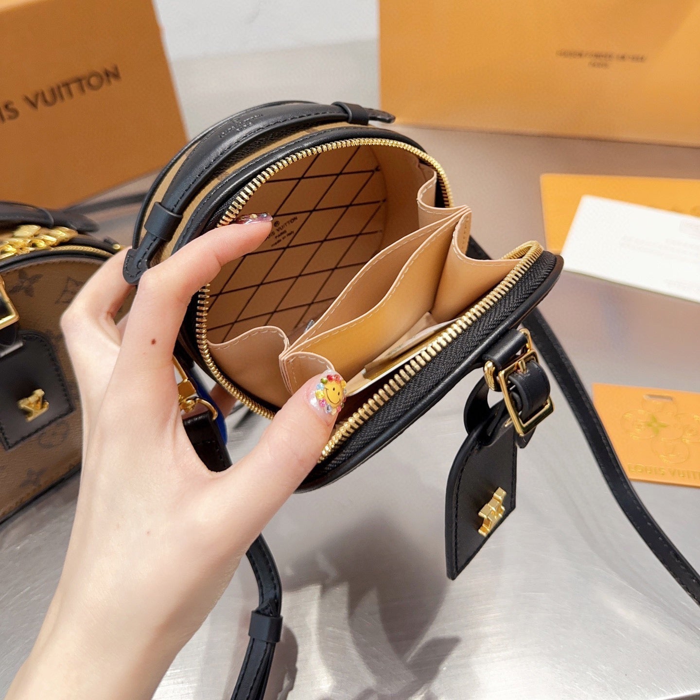 Fashion Coffee Chapeau Bag