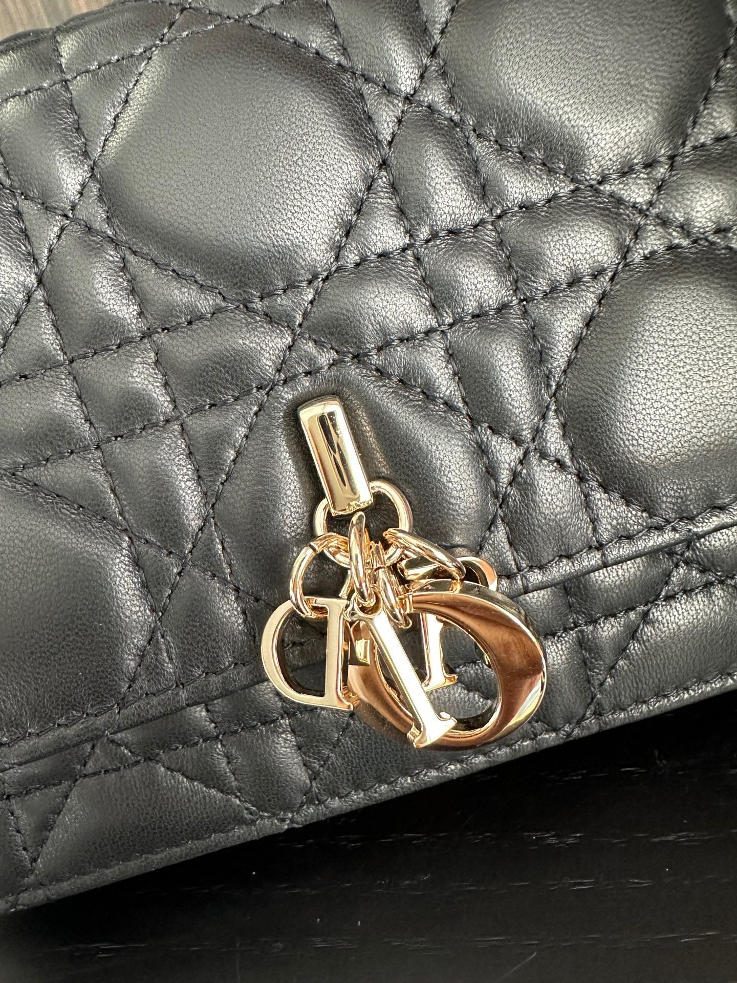 MISS CD 21CM BLACK LAMBSKIN mysite