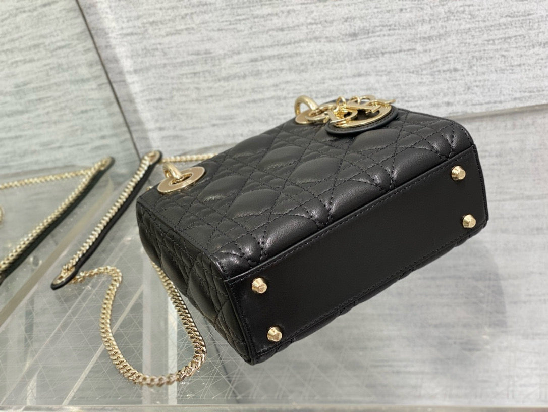 Mini Lady 17 My ACB Black Lambskin Light Gold Hardware mysite