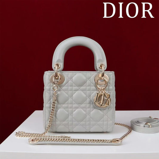 CD Mini Lady 17 Light Grey Lambskin mysite