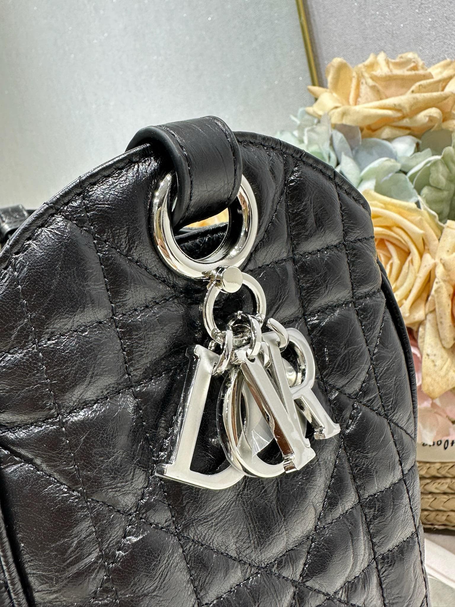 CD D-Motion Bag Macrocannage Lambskin Cafskin mysite