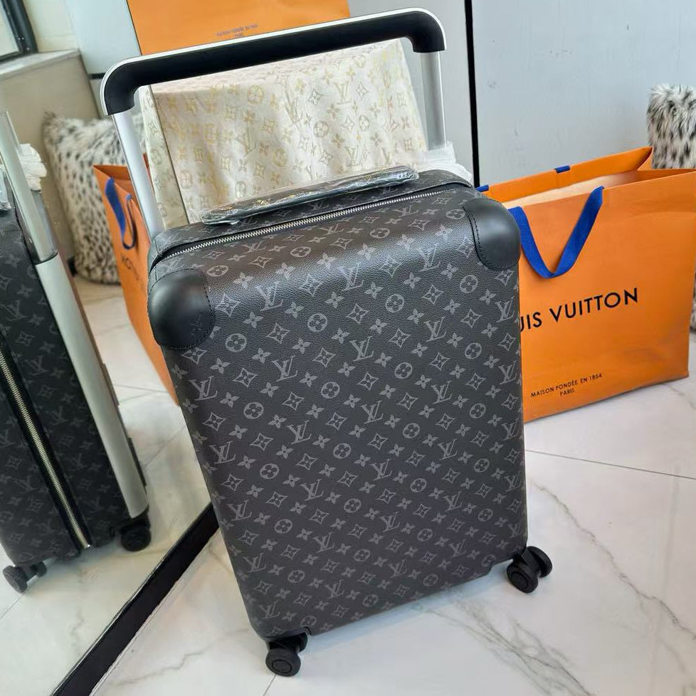 Louis Vuitton Horizon 55 Monogram Suicase Black Canvas Leather mysite