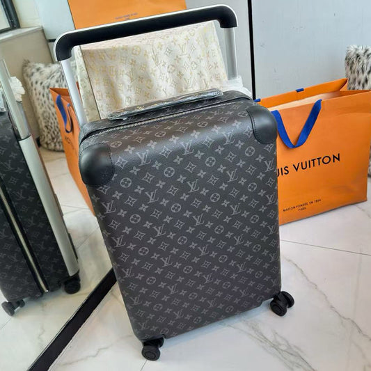 Louis Vuitton Horizon 55 Monogram Suicase Black Canvas Leather mysite