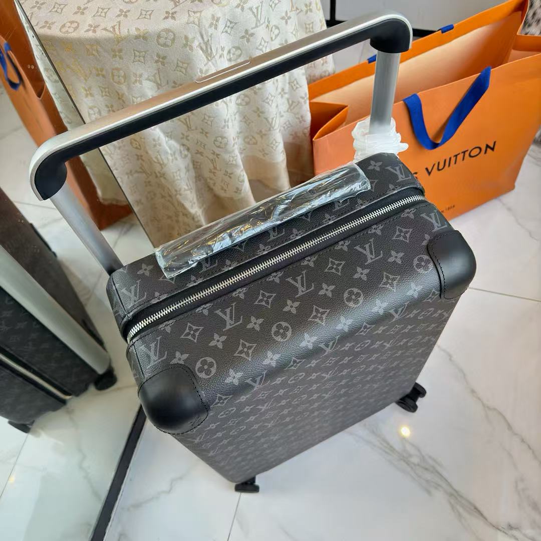Louis Vuitton Horizon 55 Monogram Suicase Black Canvas Leather mysite