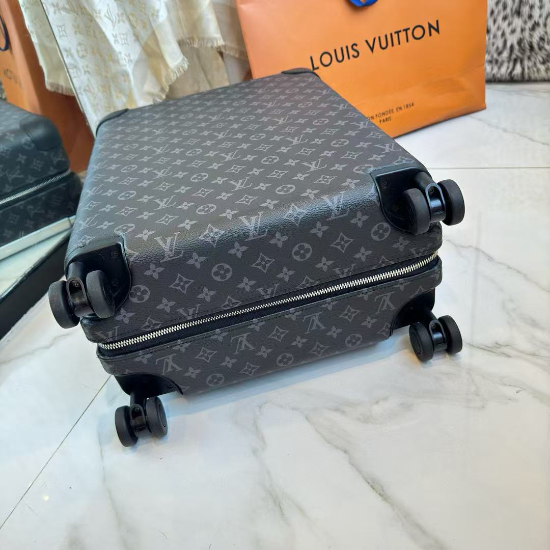 Louis Vuitton Horizon 55 Monogram Suicase Black Canvas Leather mysite