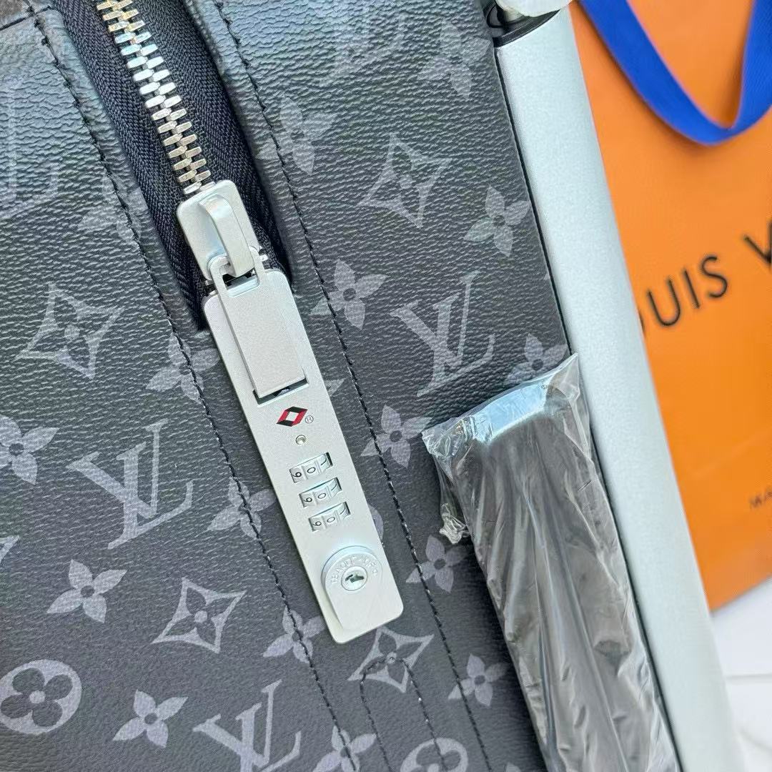 Louis Vuitton Horizon 55 Monogram Suicase Black Canvas Leather mysite