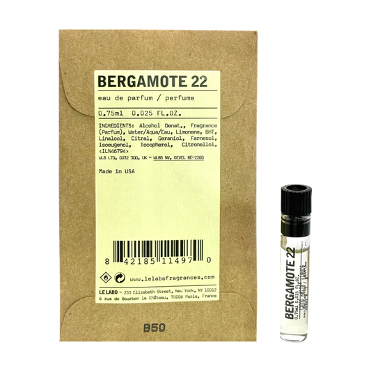 Le Labo Bergamote 22 EDP 0.75ML Vials