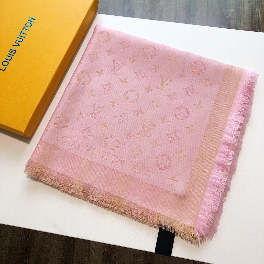 Classic printed silk and wool scarf mysite