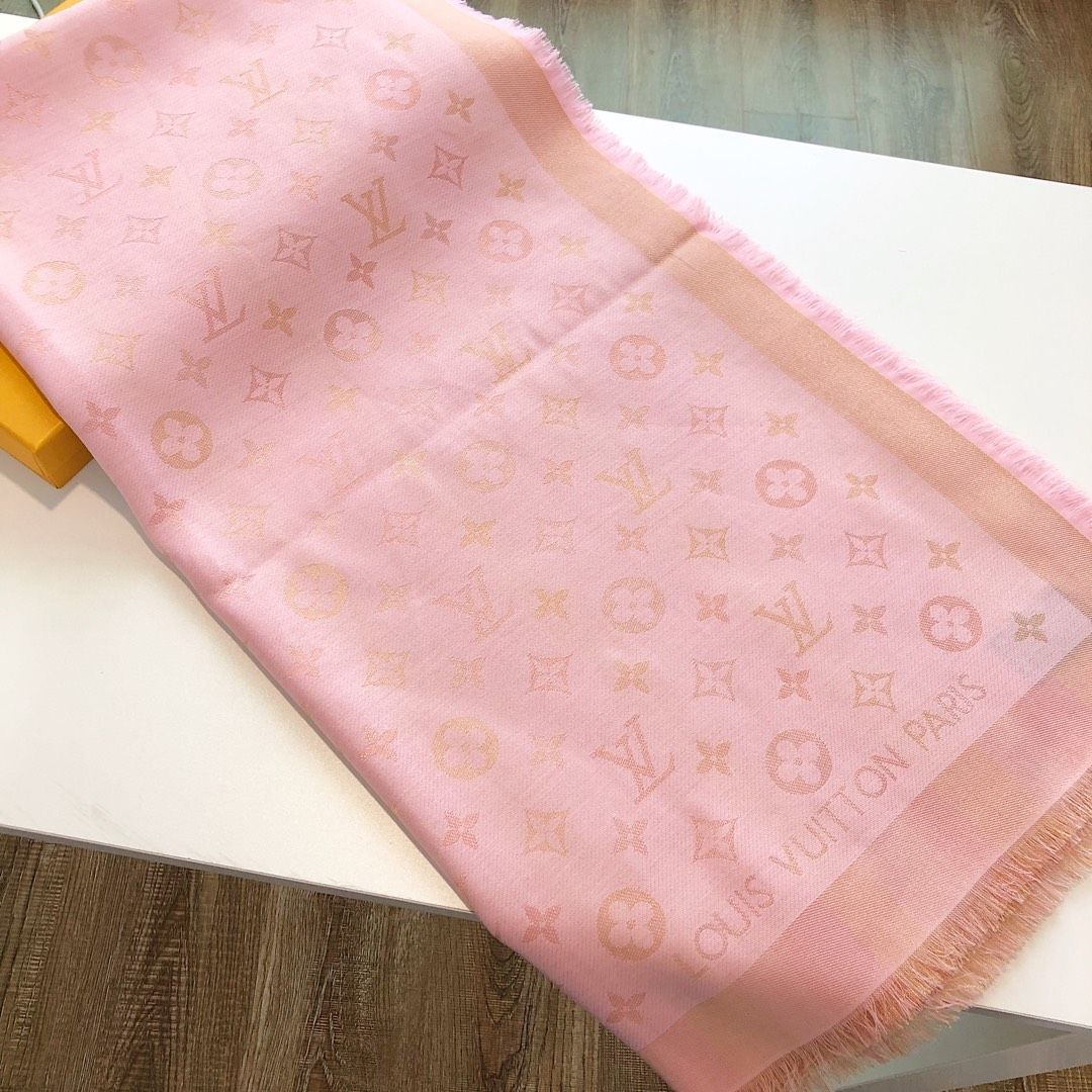 Classic printed silk and wool scarf mysite