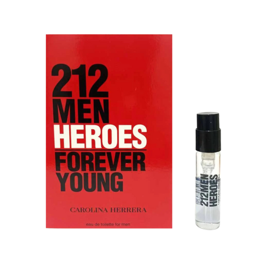 Carolina Herrera 212 Men Heroes Forever Young EDT 1.5ML Vials