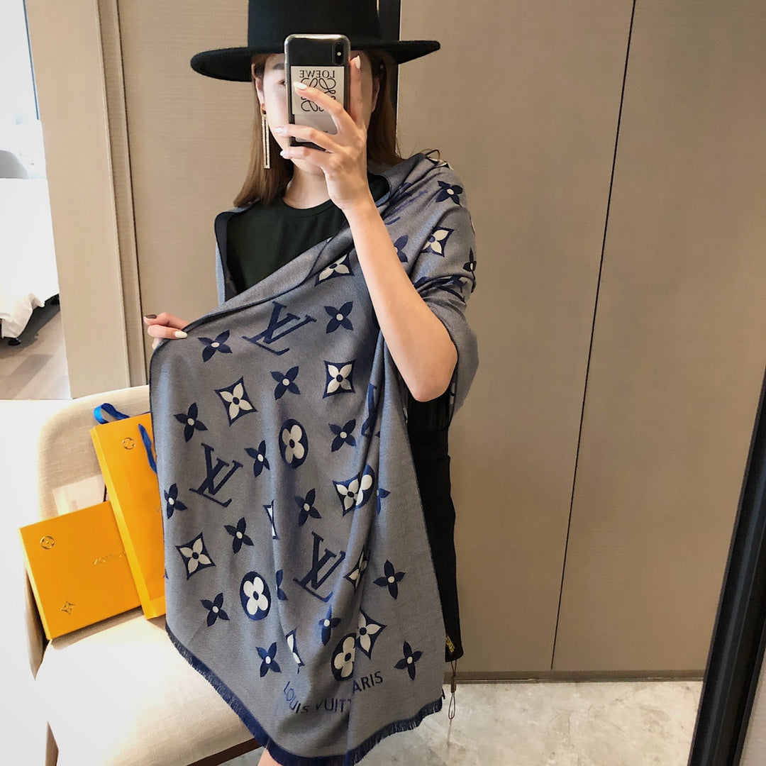 L Premium Tencel Cotton Jacquard Scarf mysite
