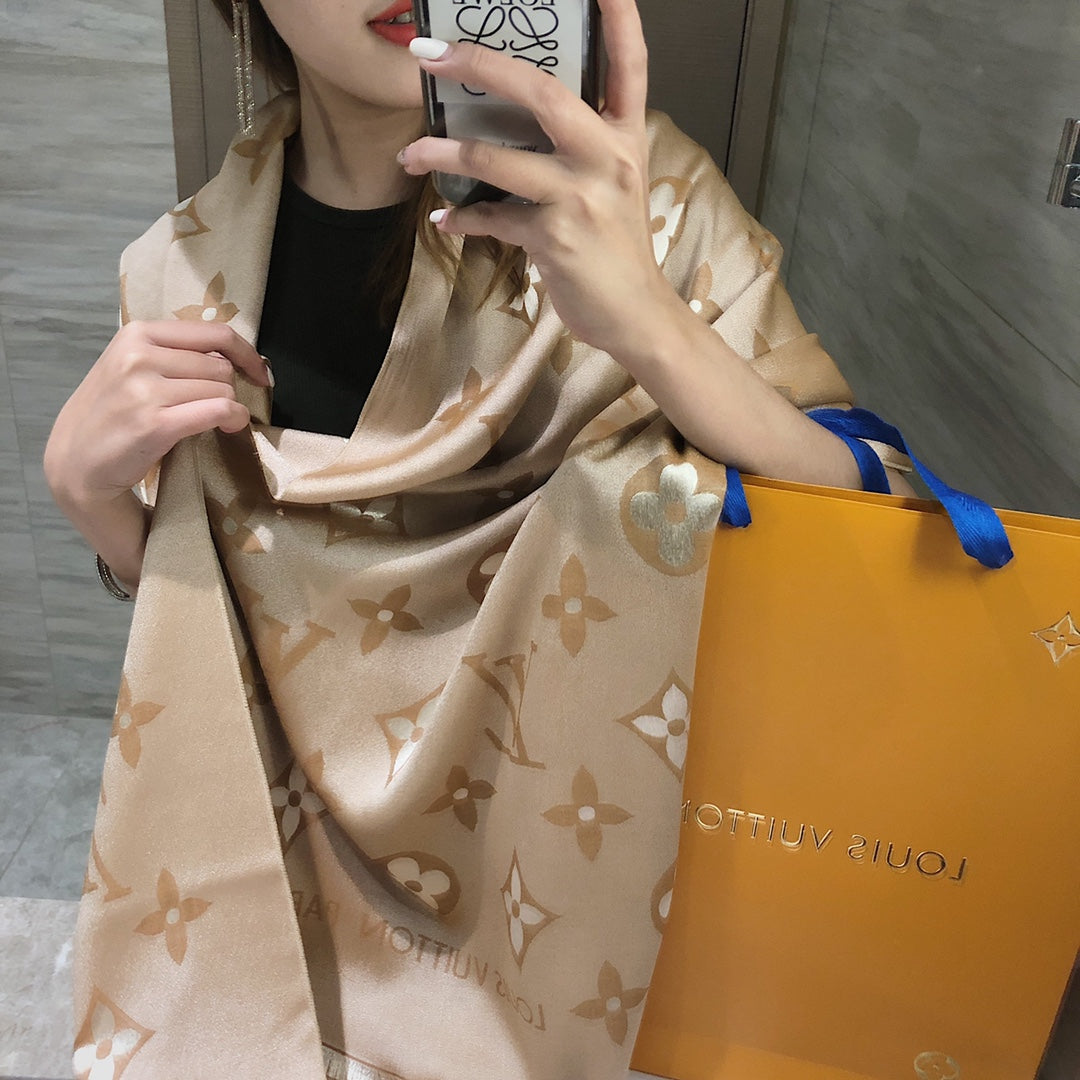 L Premium Tencel Cotton Jacquard Scarf mysite