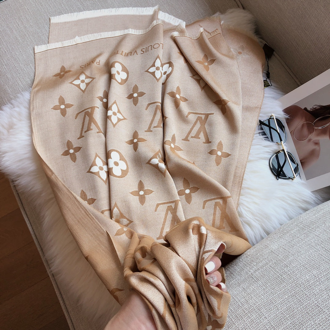 L Premium Tencel Cotton Jacquard Scarf mysite
