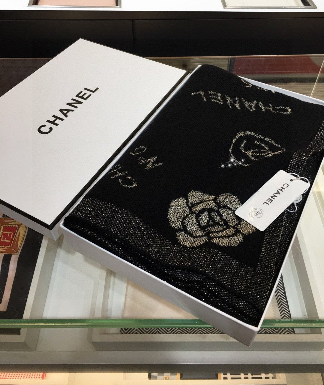 Camellia 100% Cashmere Scarf mysite
