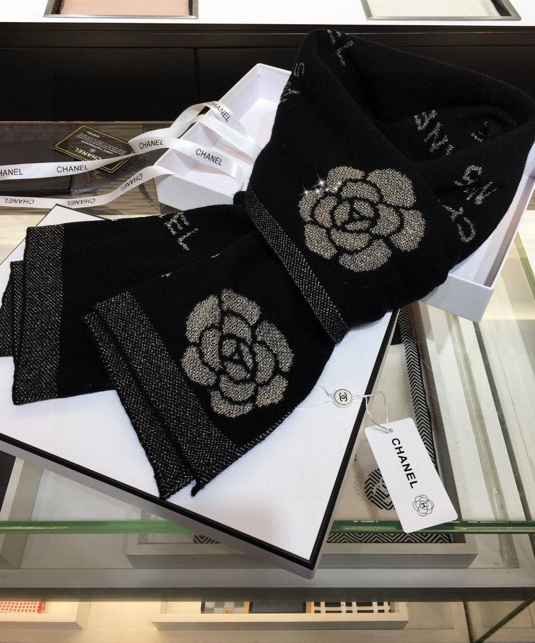 Camellia 100% Cashmere Scarf mysite