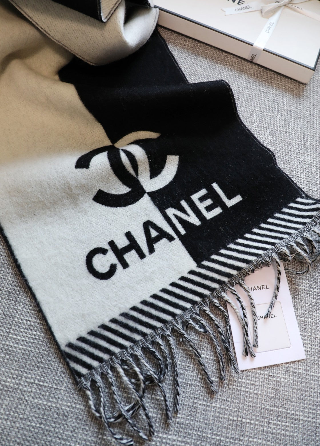 Classic colorblock scarf mysite