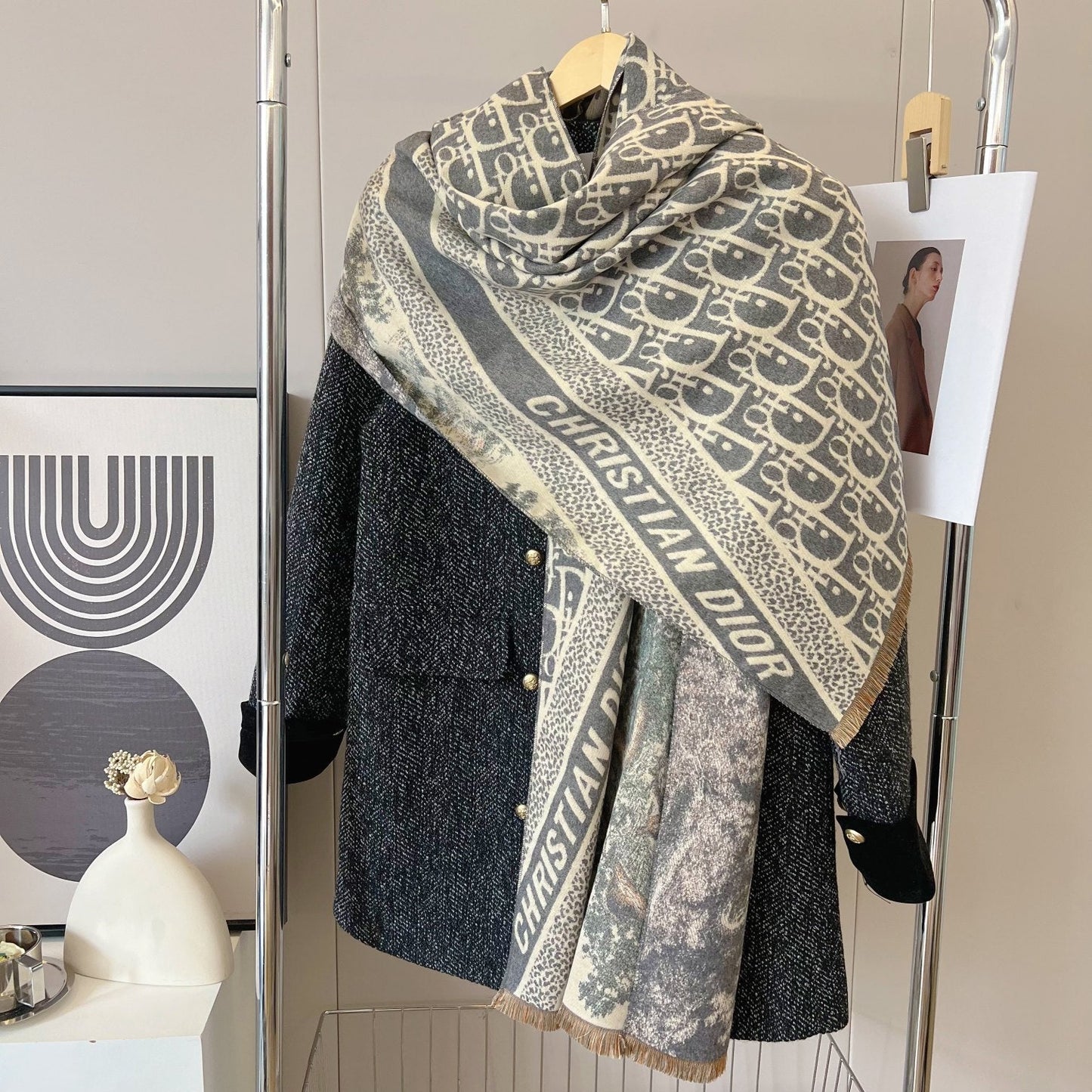 Animal Forest Cashmere Shawl-Scarf mysite