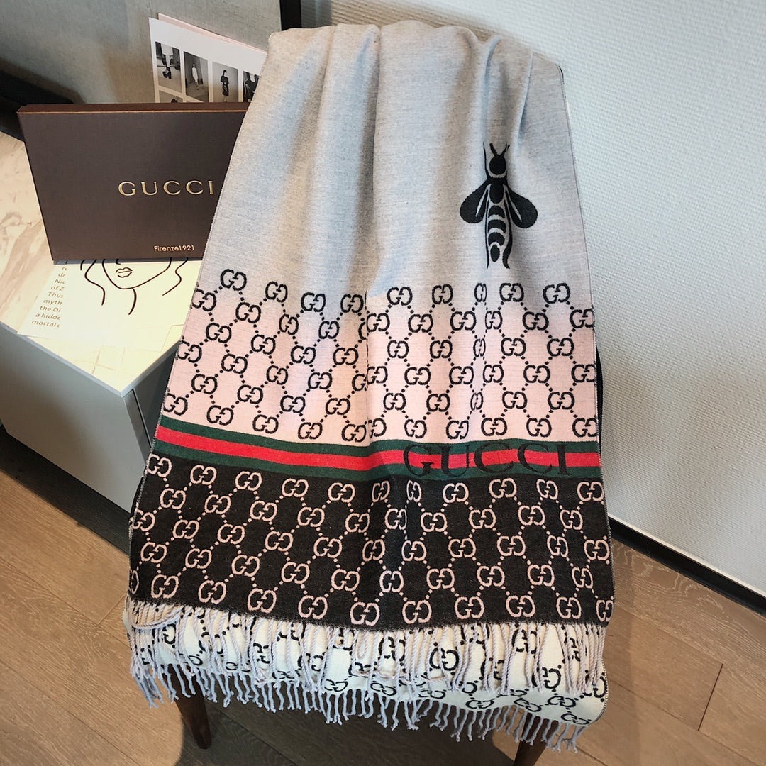 6 Colors Classic Bee Pattern Scarf mysite