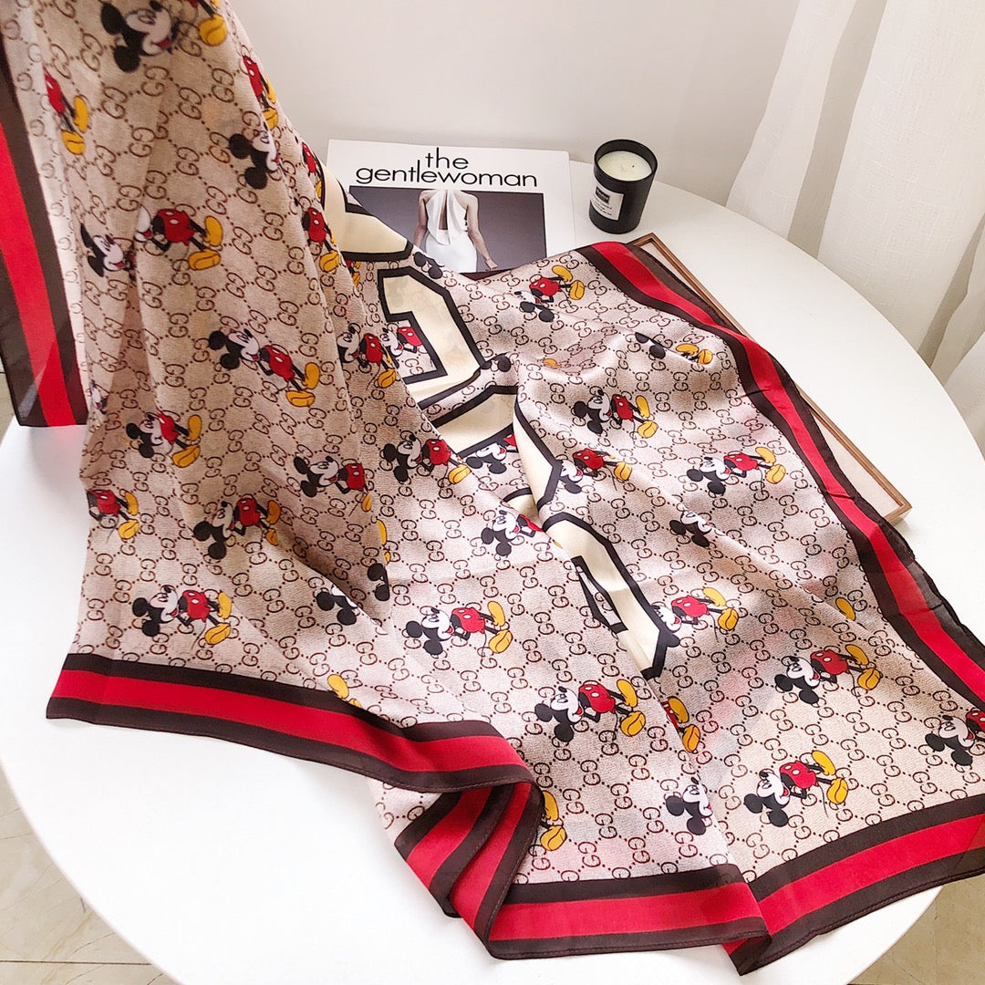 Classic Mickey Mouse Joint Silk Scarf mysite