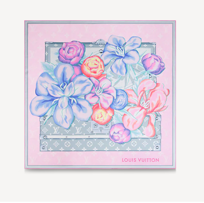 Monogram Bouquet Square Scarf mysite