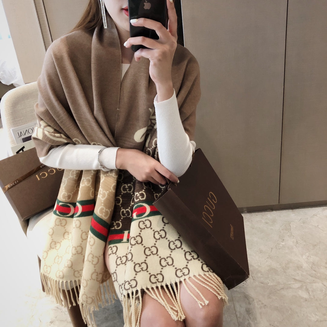 6 Colors Classic Bee Pattern Scarf mysite