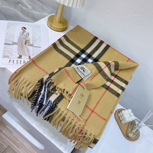 Classic Plaid Tassel Unisex Scarf mysite