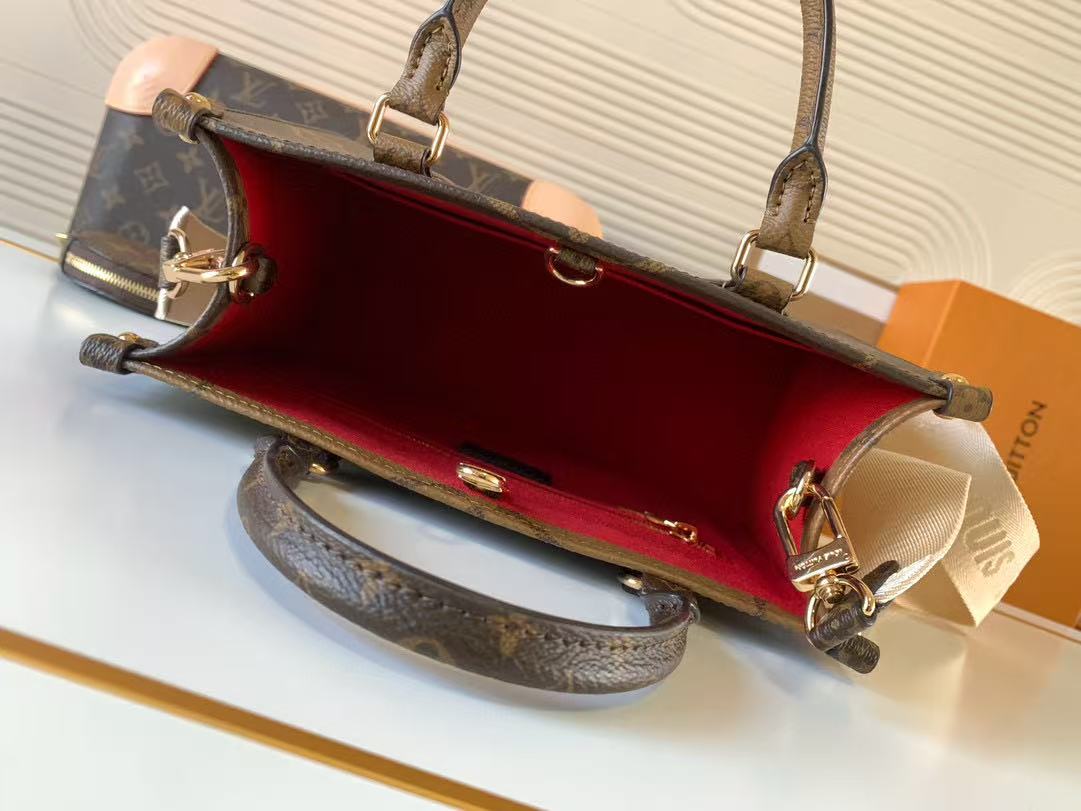 LV OnTheGo PM Brown Monogram and Monogram Reverse Coated Canvas mysite