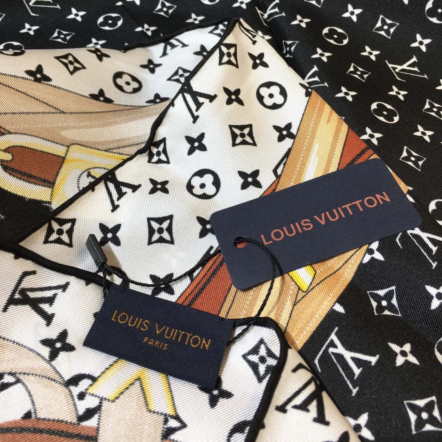 Leather Edge Square Silk Scarf mysite