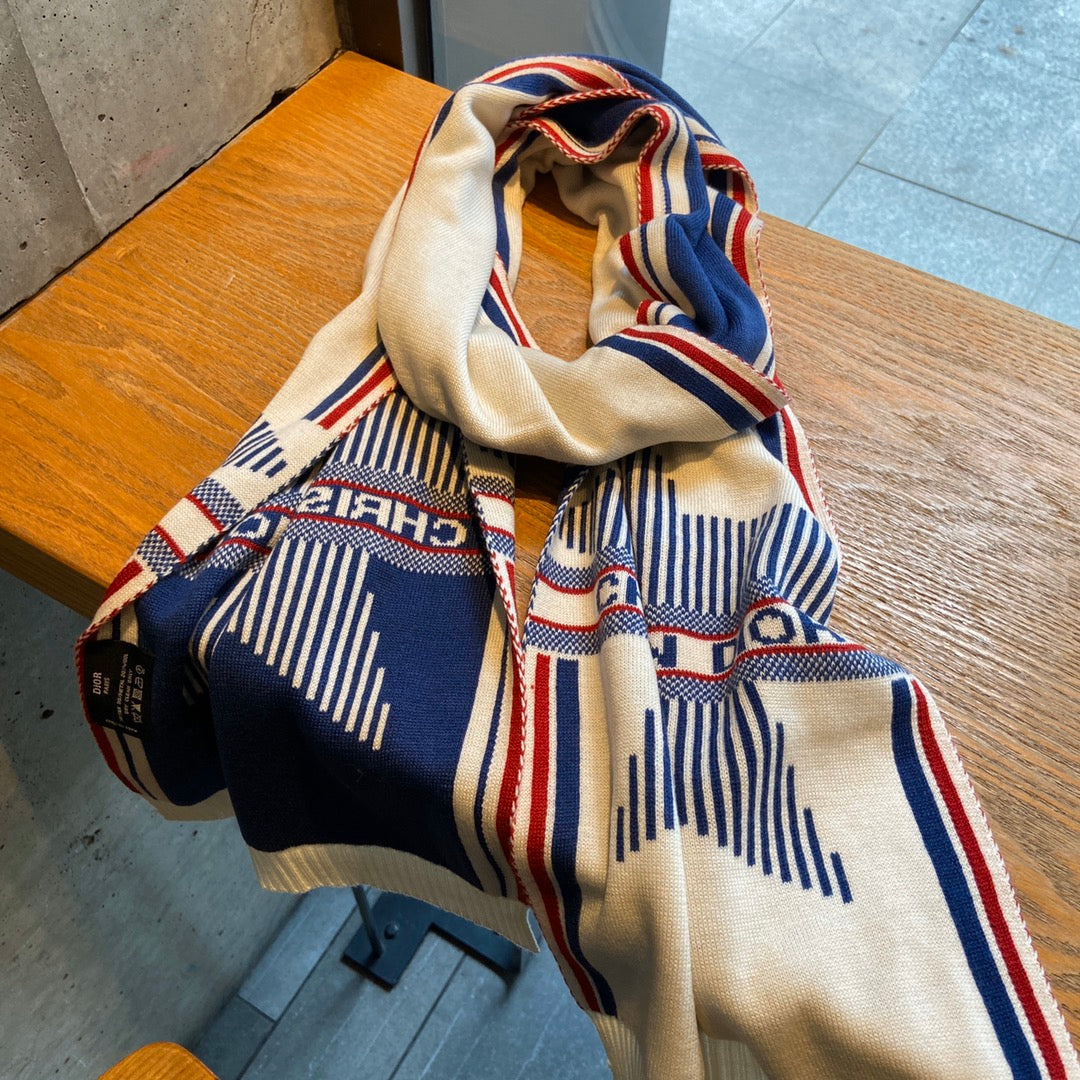 Lucky Star Series Jacquard Knit Scarf mysite