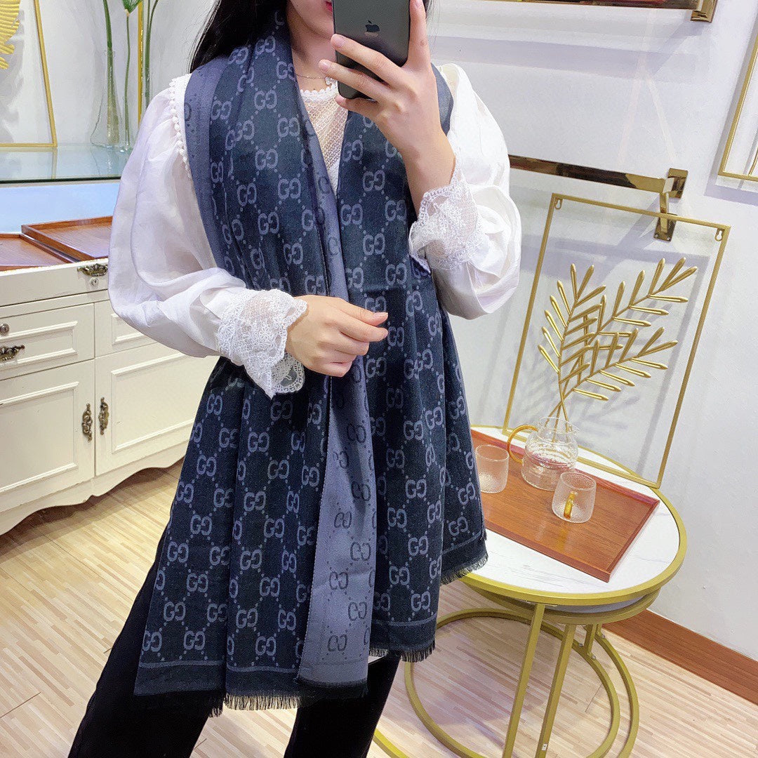 Classic small broken Edge Scarf Shawl mysite