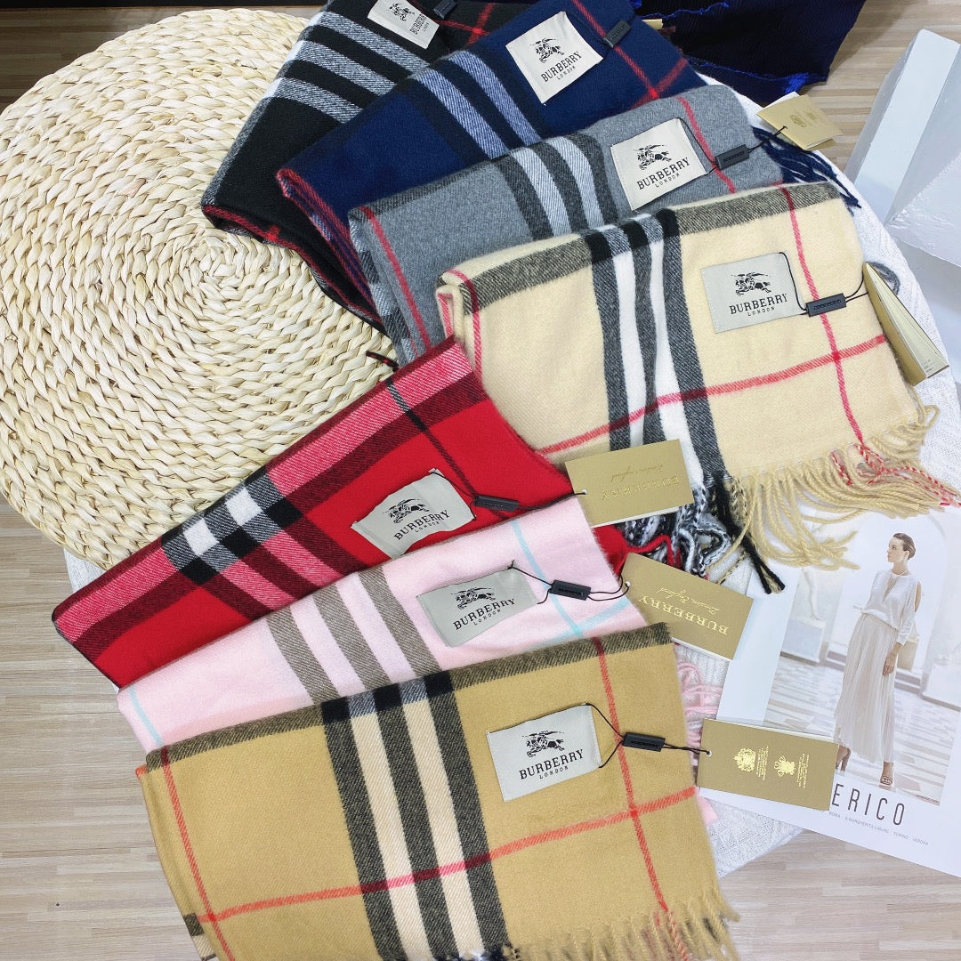 Classic Plaid Tassel Unisex Scarf mysite