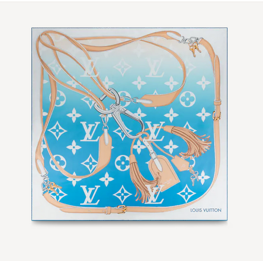 Classic Monogram Gradient Silk Scarf mysite