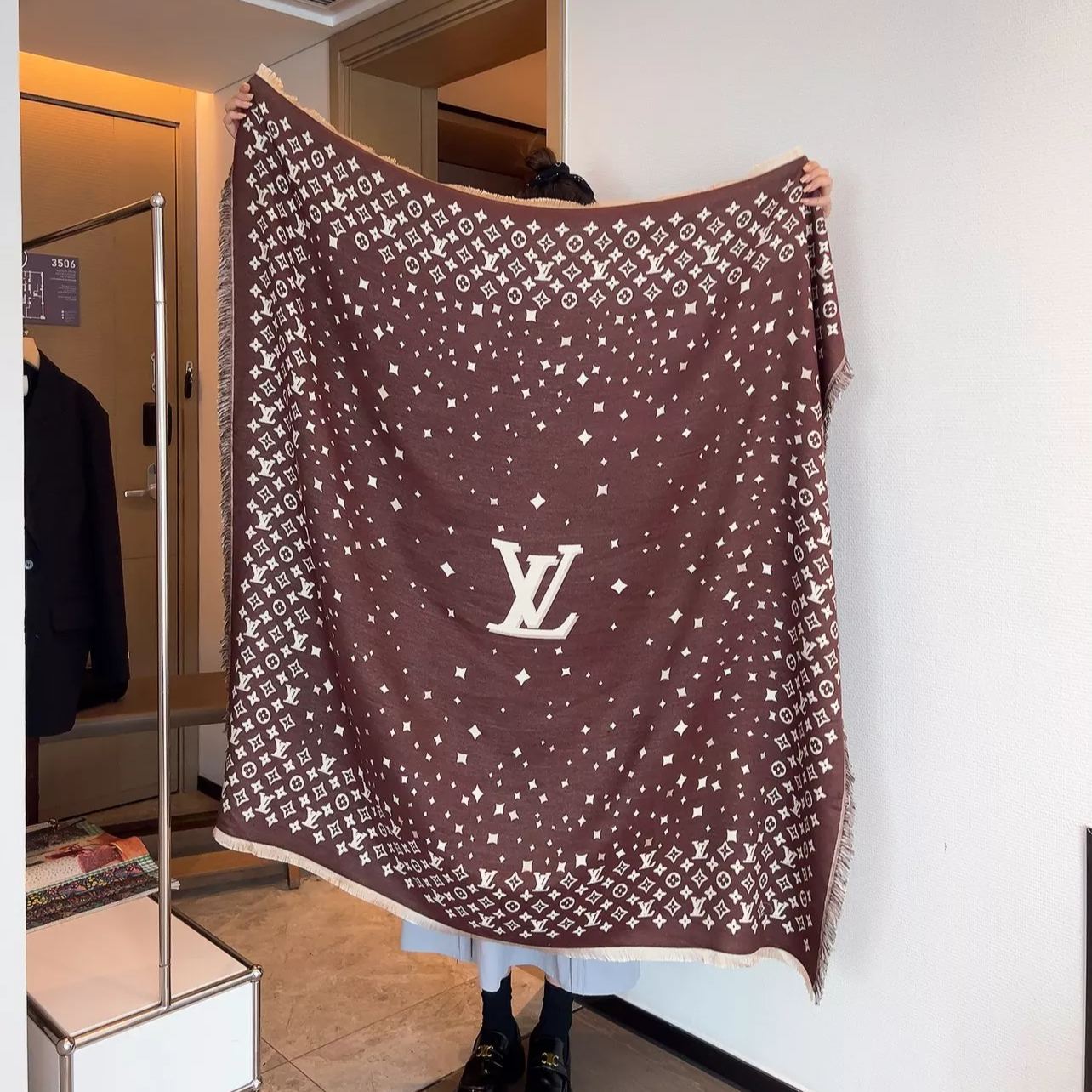 Starry Sky Series Cashmere Scarf Shawl mysite