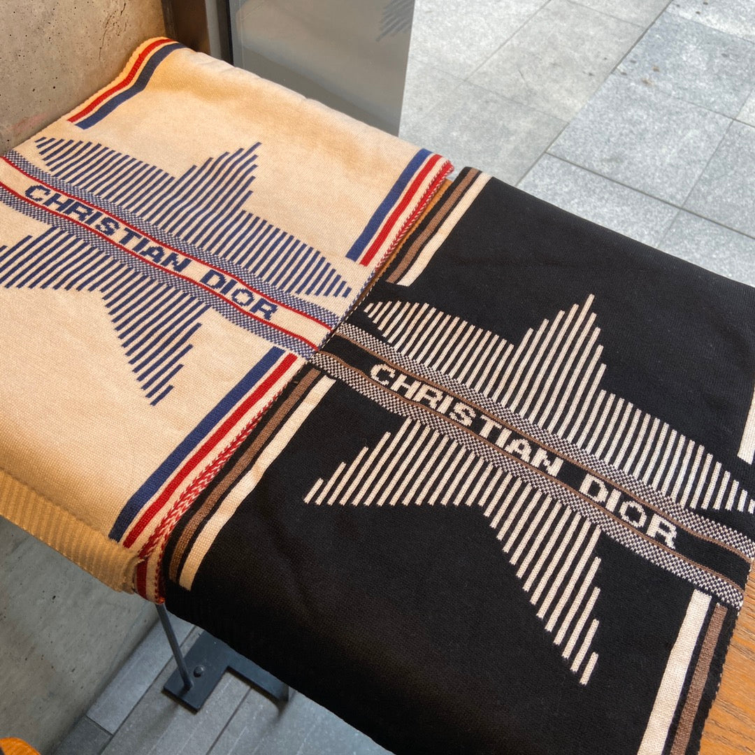 Lucky Star Series Jacquard Knit Scarf mysite