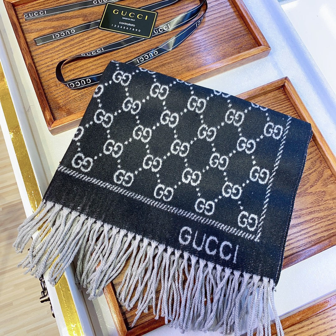 All-match Jacquard Fringed Scarf mysite