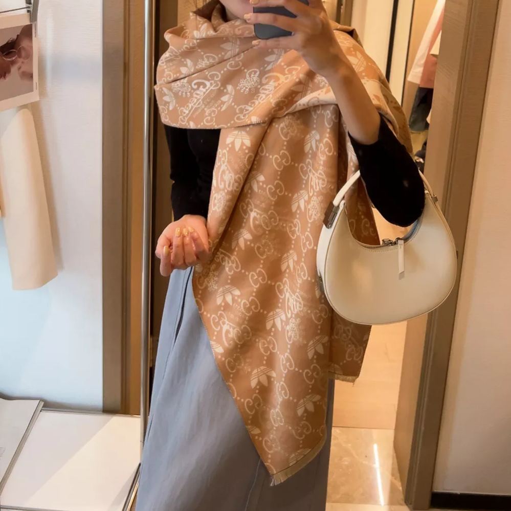 Ophidia Reversible Cashmere Scarf Shawl mysite