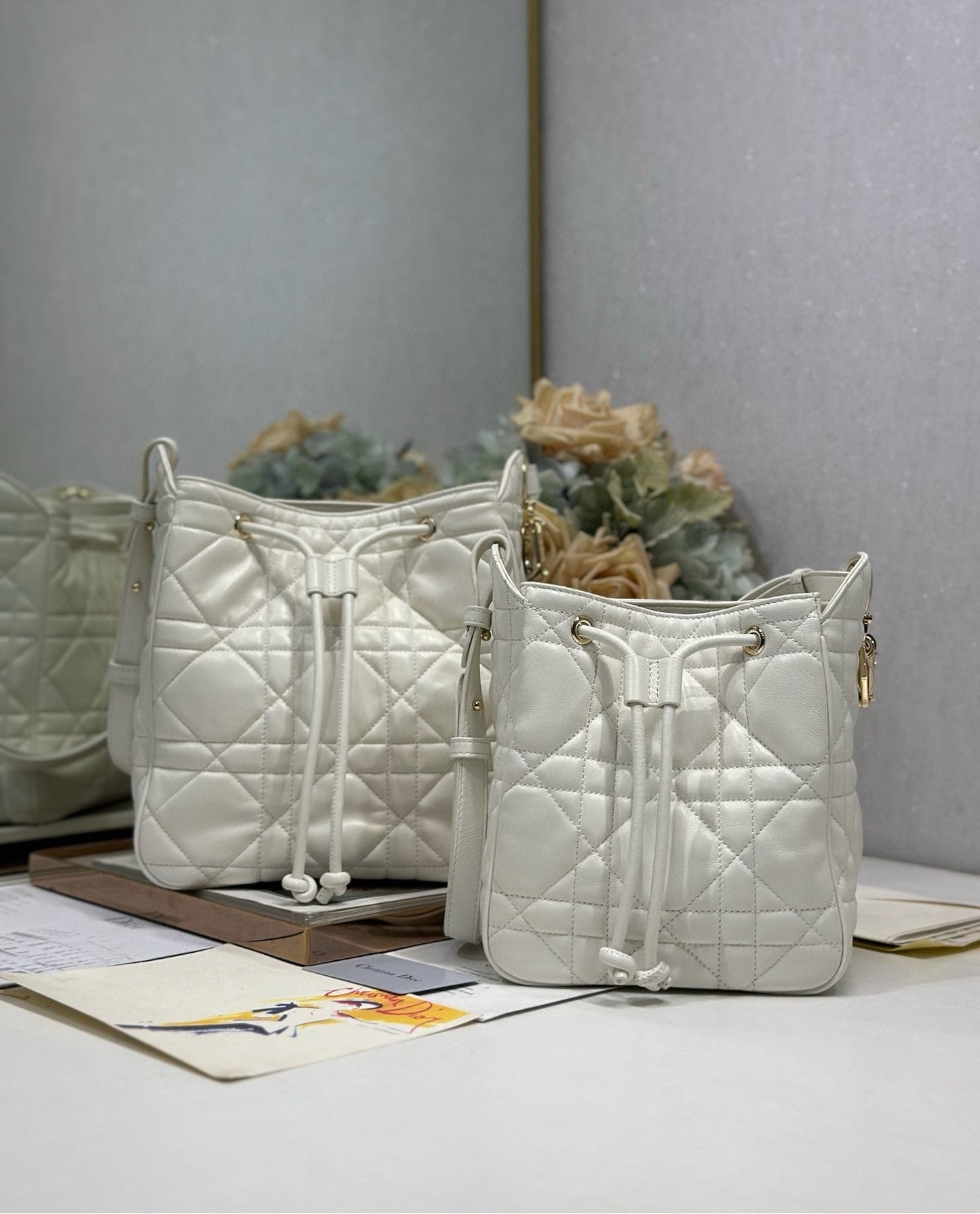 CD D-Motion Bag Macrocannage Lambskin Cafskin mysite