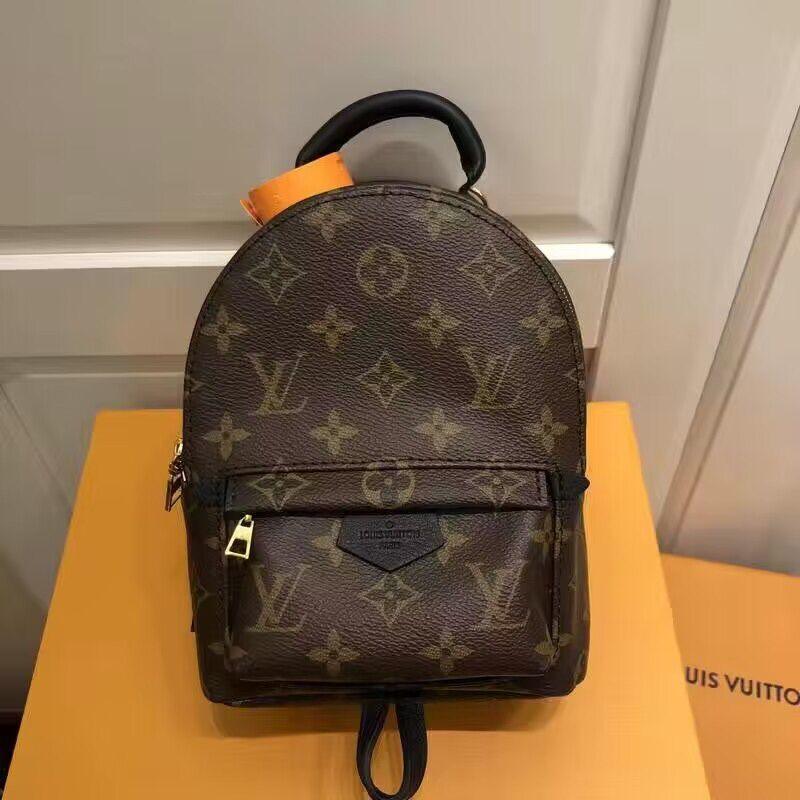 Brown LV Monogram Mini Backpack mysite