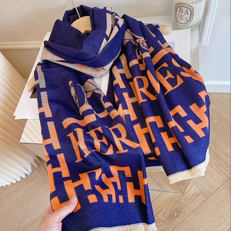 Premium Cashmere Jacquard Scarf Shawl mysite