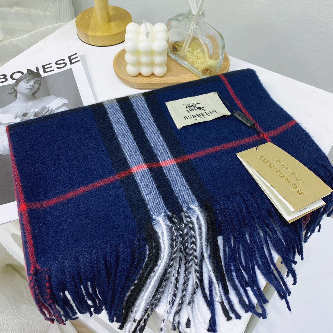 Classic Plaid Tassel Unisex Scarf mysite