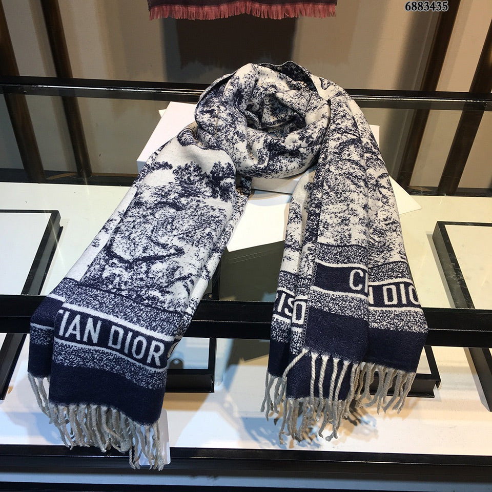 Fashion Ink Element Fringed Cashmere Scarf Shawl mysite