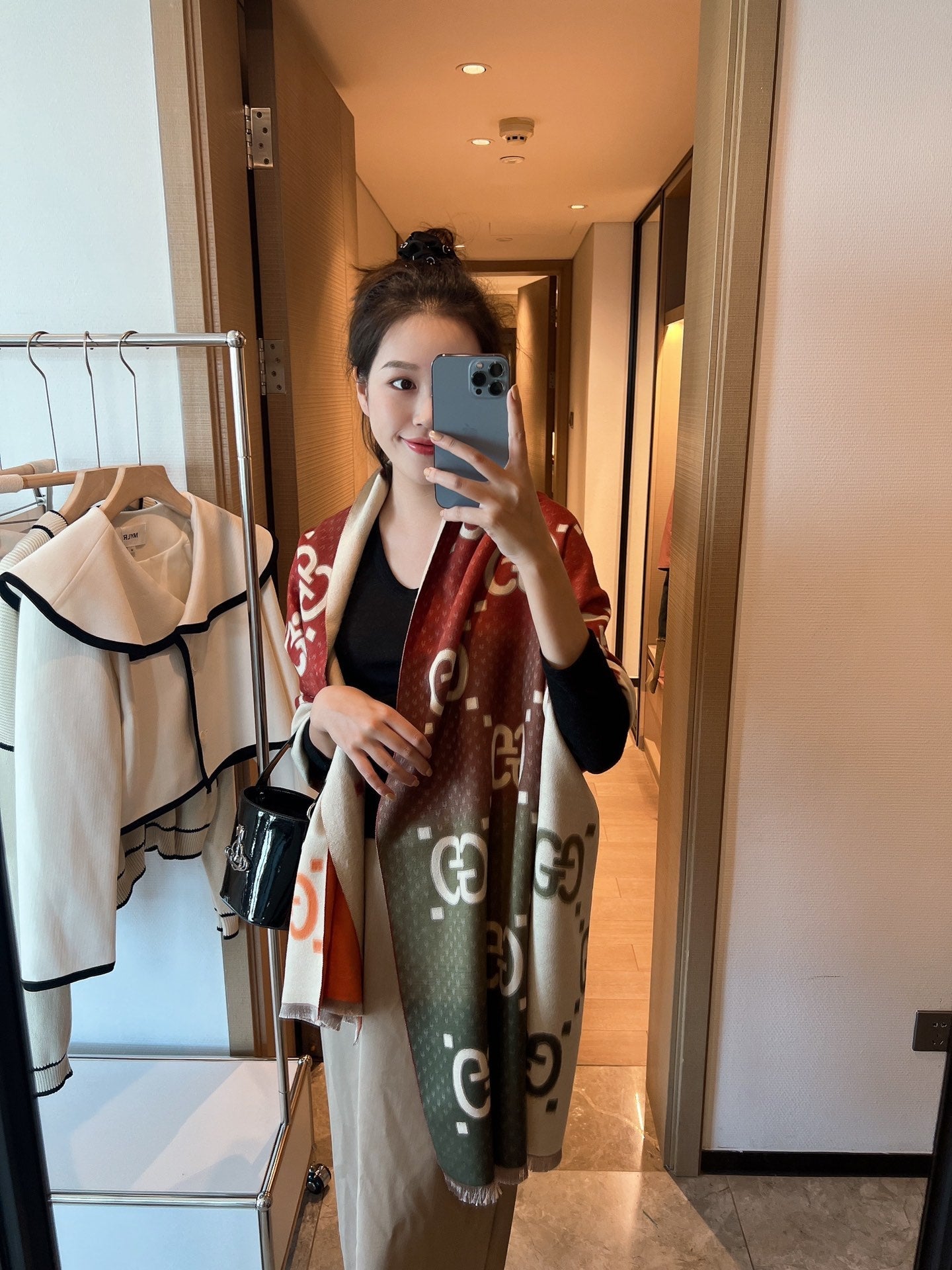 Individual Gradient Cashmere Scarf Shawl mysite
