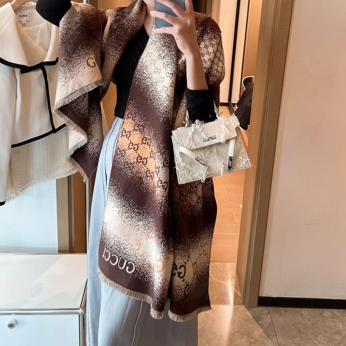 Individuality  Ombre Cashmere Scarf mysite