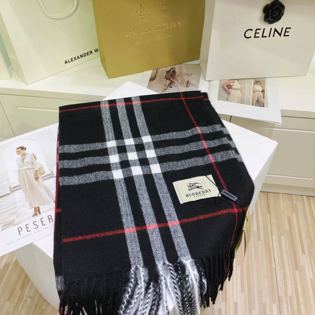 Classic Plaid Tassel Unisex Scarf mysite