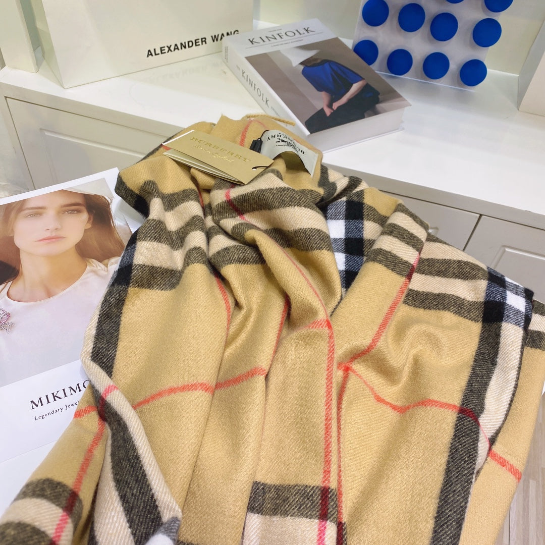 Classic Plaid Tassel Unisex Scarf mysite